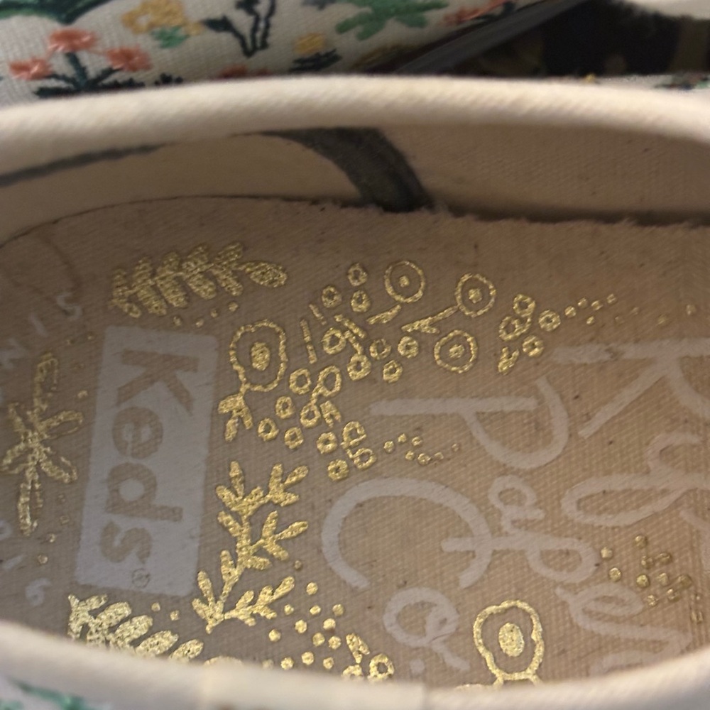 Keds X Rifle Paper Co Embroidered Sneakers - Picture 7 of 11